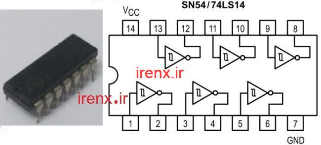 دیتاشیت اشمیت تریگر 74HC14