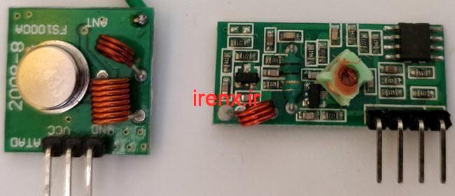 ماژول فرستنده و گیرنده رادیویی 433MHz RF