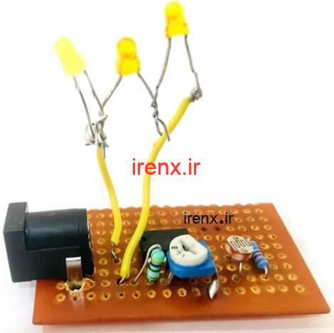 اتصال ال ای دی ها به صورت سری