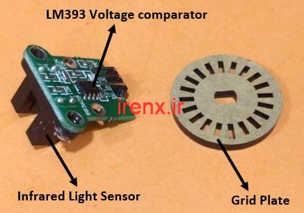 ماژول سنسور سرعت LM393 - H206