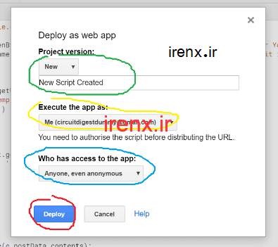 تنظیمات اسکریپت برای گزارشات دما