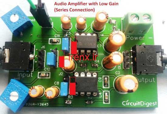 آموزش مدار تقویت کننده صدا با Op-amp LM386