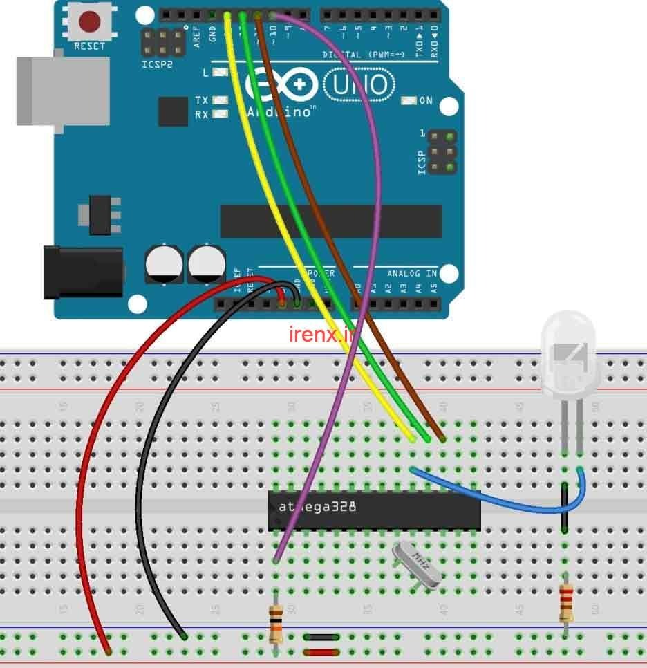 آموزش طراحی برد Arduino Uno دست ساز