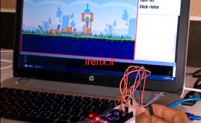 پروژه بازی انگری بردز با آردوینو و پروسسینگ