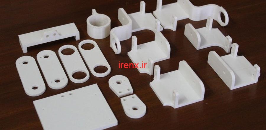چاپ قطعات طراحی شده