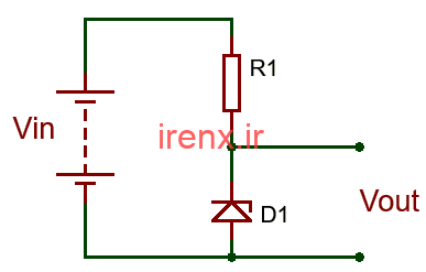 Diode Zener بعنوان تنظیم کننده ولتاژ