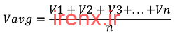 مقدار متوسط یک شکل موج AC