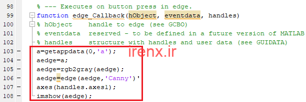 تشخیص edge با استفاده از روش Canny
