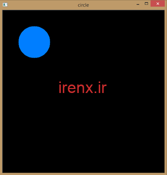 رسم دایره در Open CV با پایتون
