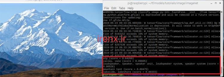 تشخیص تصاویر و هوش مصنوعی در رزبری پای