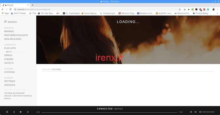 اجرای Mopidy در رزبری پای
