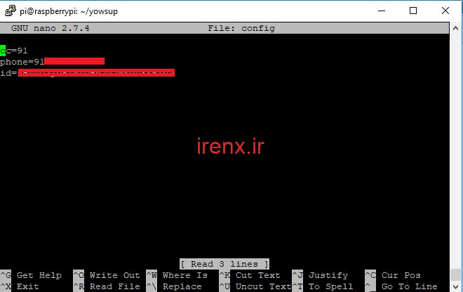 پیکربندی واتس آپ در رزبری پای
