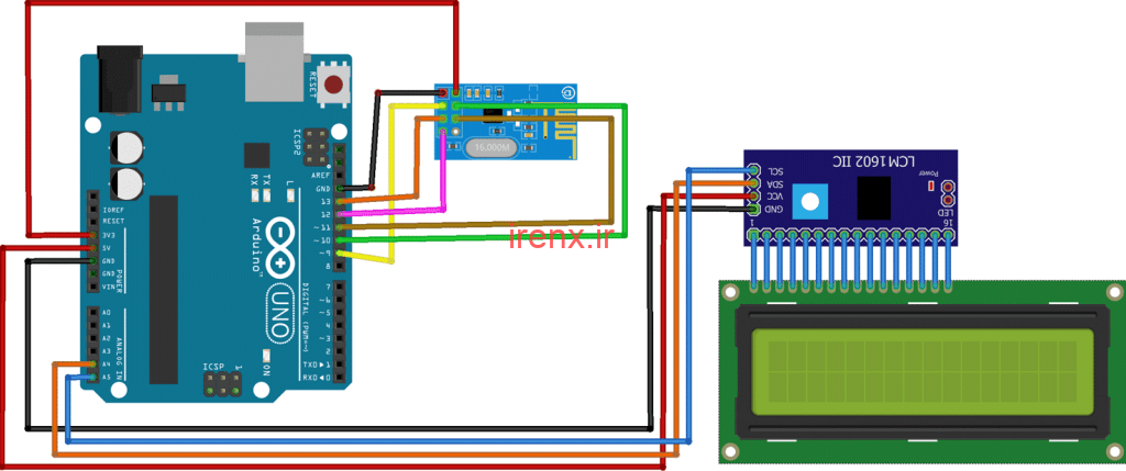 اتصال nRF24L01 به آردوینو