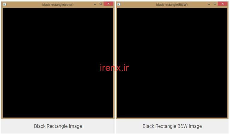 ترسیم تصاویر و اشکال با استفاده از OpenCV