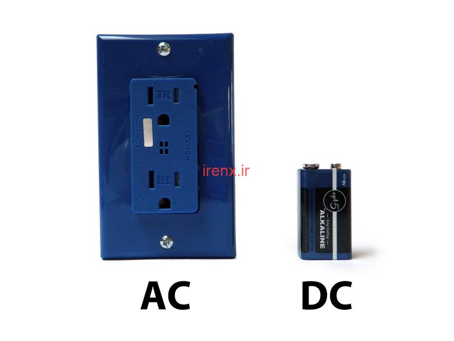 جریان متناوب (AC) و جریان مستقیم (DC) آموزش