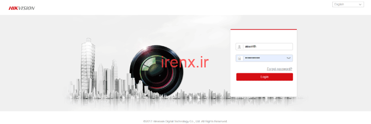 ورود به صفحه پخش زنده DVR