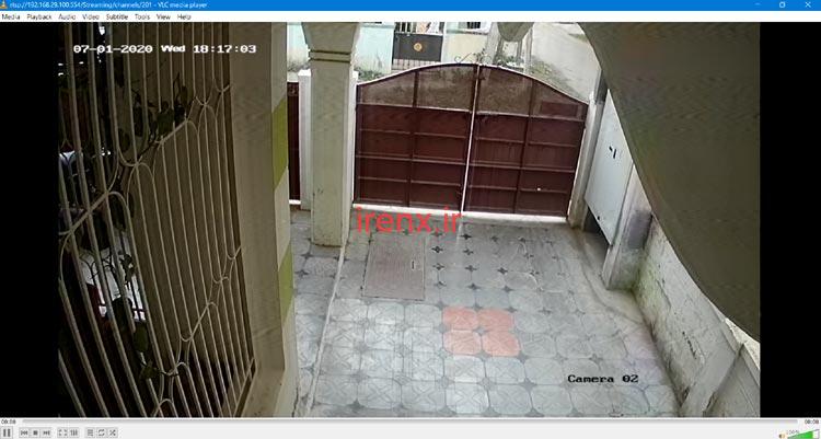 نمایش تصاویر دوربین مدار بسته در رزبری پای