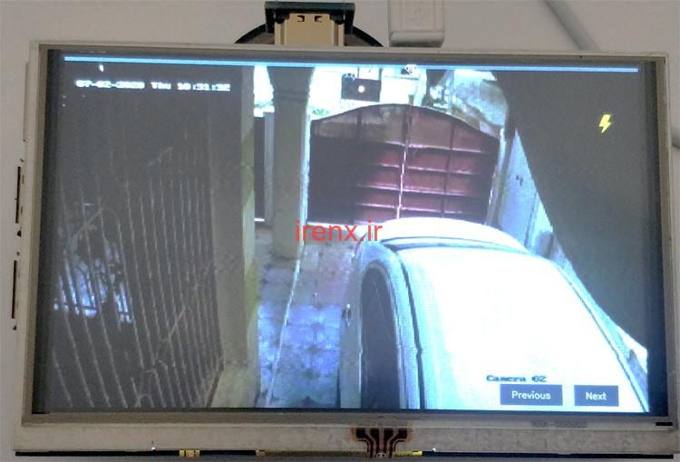 پخش زنده CCTV با رزبری پای و DVR