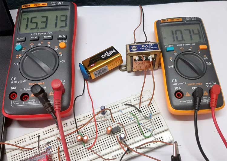 نحوه کار AD736 در RMS