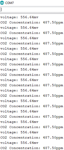 آزمایش سنسور CO2 مادون قرمز جاذبه با آردوینو