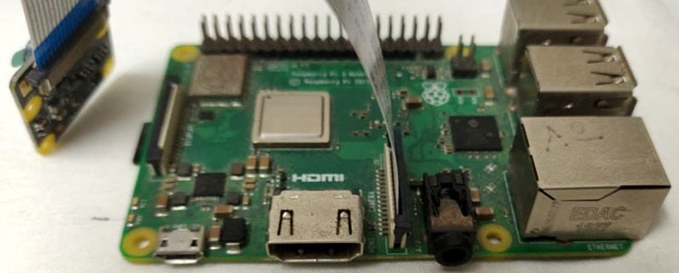 اتصال ماژول دوربین به Raspberry pi
