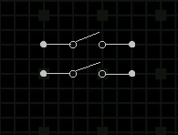 رله دو پل، تک حالت (DPST)