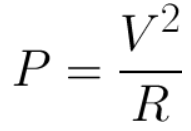 محاسبه توان مقاومت الکتریکی