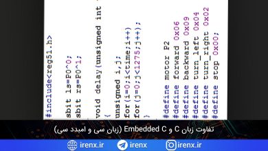 تصویر از تفاوت زبان C و Embedded C (زبان سی و امبدد سی)