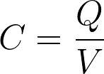 فرمول ظرفیت خازن