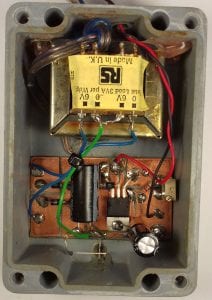 نمونه واقعی منبع تغذیه خطی PSU
