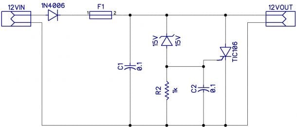 مدار محافظت در برابر اضافه ولتاژ