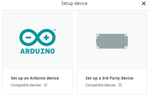 Set up a 3rd party device