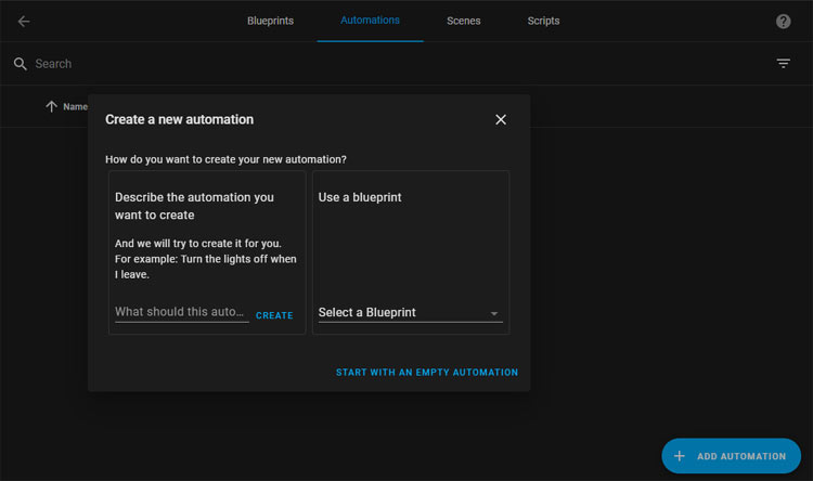 Add Automation