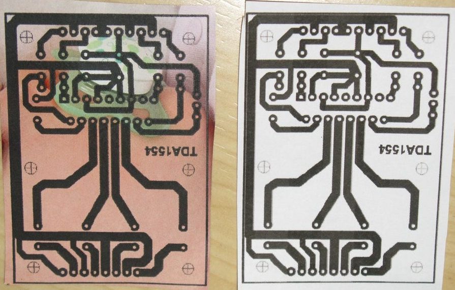 چاپ کردن طرح PCB