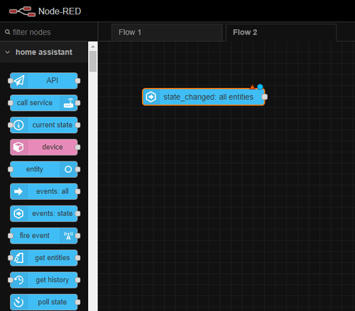 ایجاد یک جریان خانه هوشمند در Node-RED