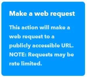 make a web request