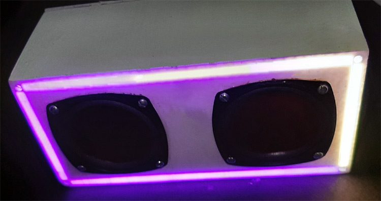 اسپیکر بلوتوث آردوینو با LED NeoPixel
