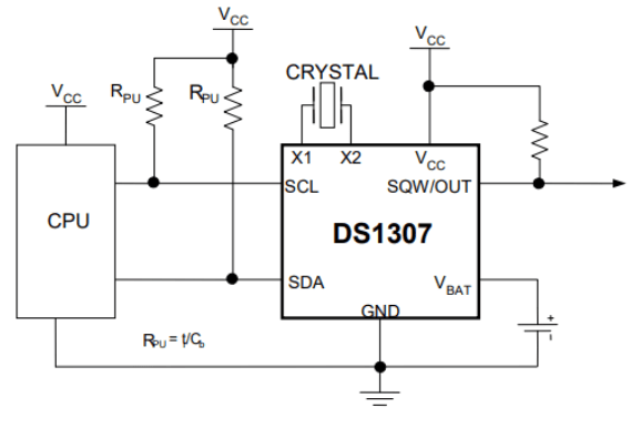مدار عملیاتی DS1307