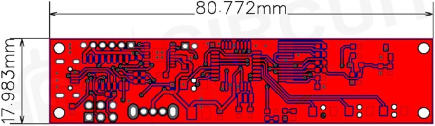 ابعاد PCB پخش کننده خمیر لحیم کاری