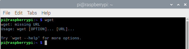 با استفاده از دستور WGET