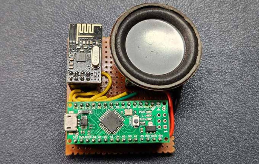 بخش گیرنده شنود صدا Arduino