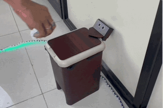 بررسی عملکرد سطل زباله هوشمند