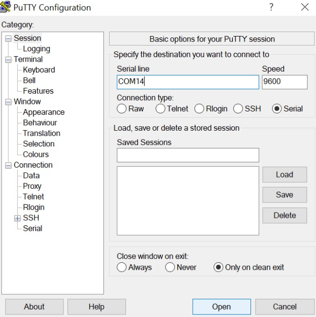 اتصال rp putty