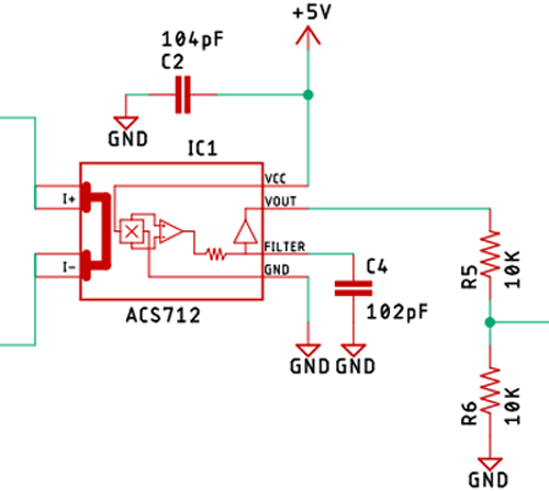 تراشه سنسور جریان ACS712