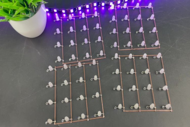 ساخت یک مکعب 4×4×4 LED