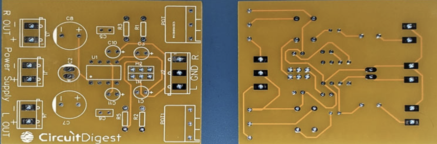 برد PCB TDA2822