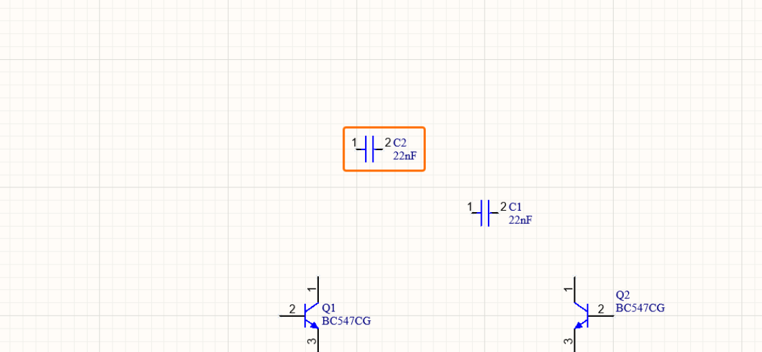 قرار دادن خازن دوم در Altium Designer