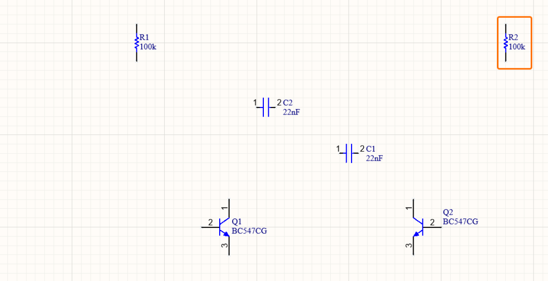 مقاومت دوم در Altium