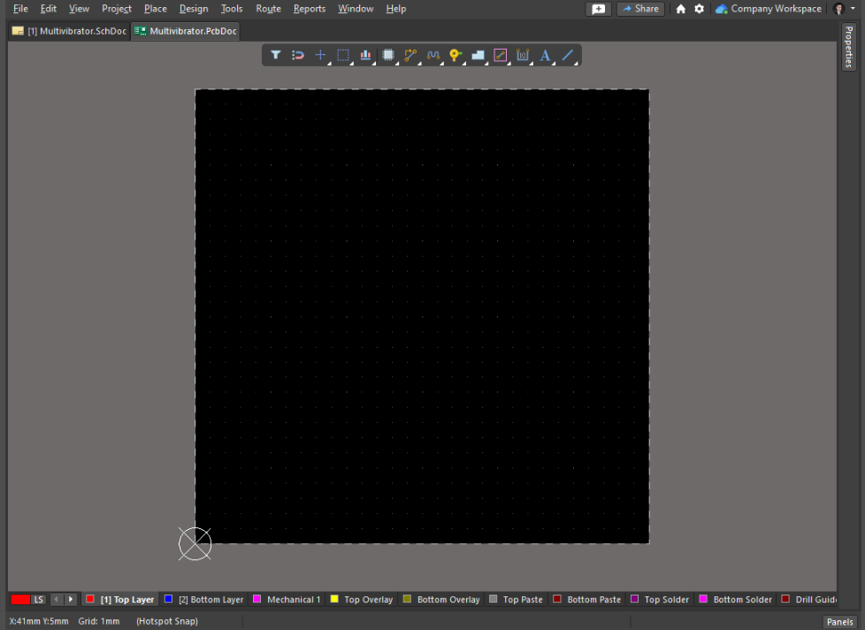 بازگشت به حالت طراحی دو‌بعدی (2D Layout Mode)