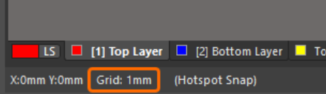 تنظیم Grid در طراحی PCB آلتیوم دیزاینر